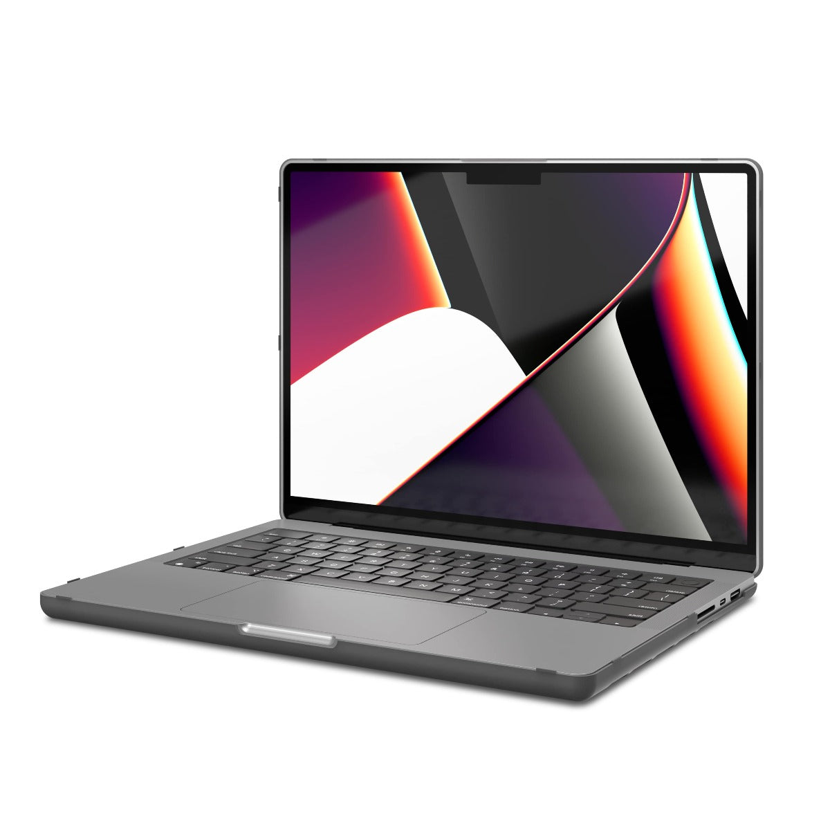 Next One Hardshell Safeguard za MacBook Pro 14 - Smoke Black - iSTYLE RS