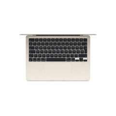 13-inčni MacBook Air M3 sa 8-jezgarnim CPU-om, 8-jezgarnim GPU-om, 16GB objedinjene memorije i 256GB SSD-om - Starlight, INT - Otvoren proizvod - iSTYLE.rs
