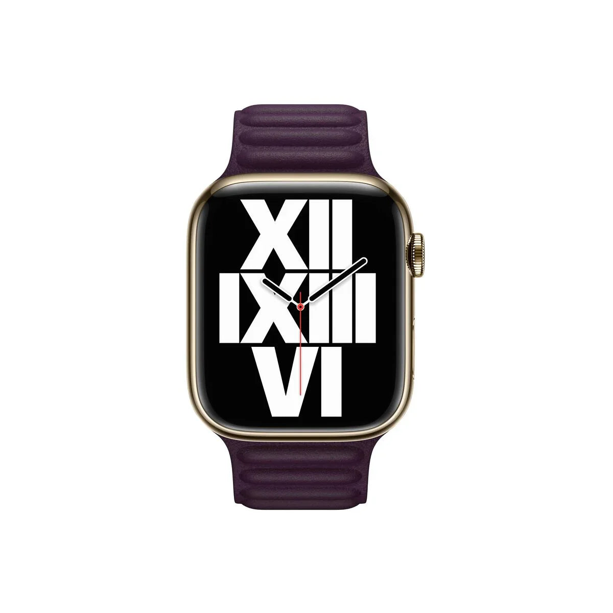 45mm Dark Cherry Leather Link - S/M - iSTYLE RS