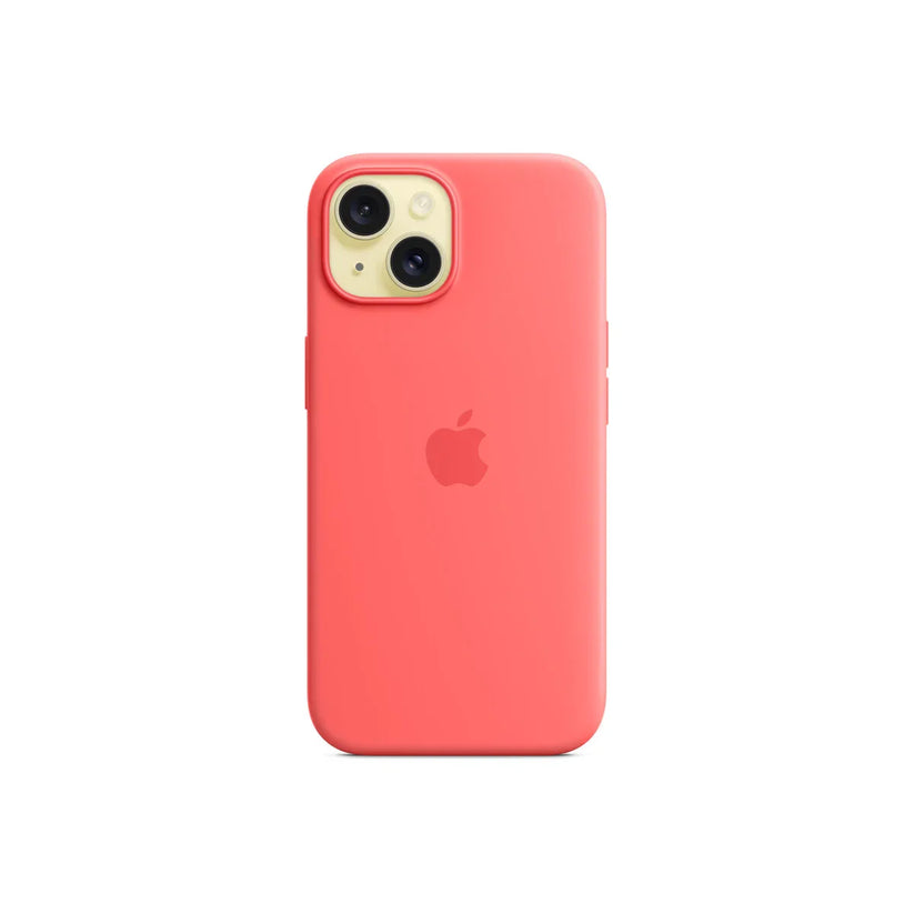 iPhone 15 Silicone Case sa MagSafe-om - Guava - iSTYLE RS