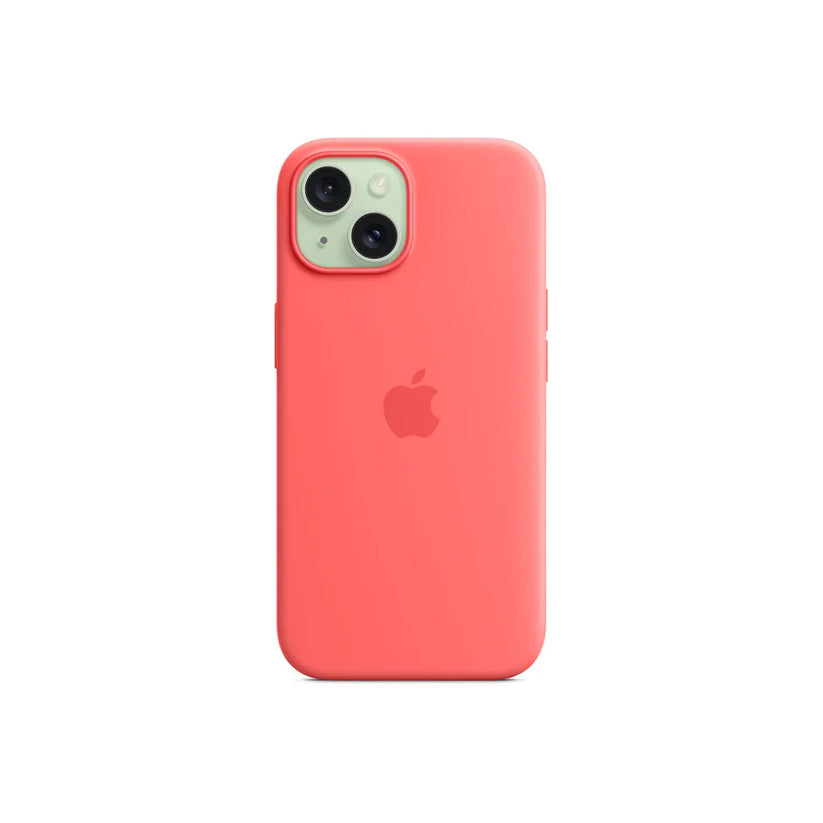 iPhone 15 Silicone Case sa MagSafe-om - Guava - iSTYLE RS