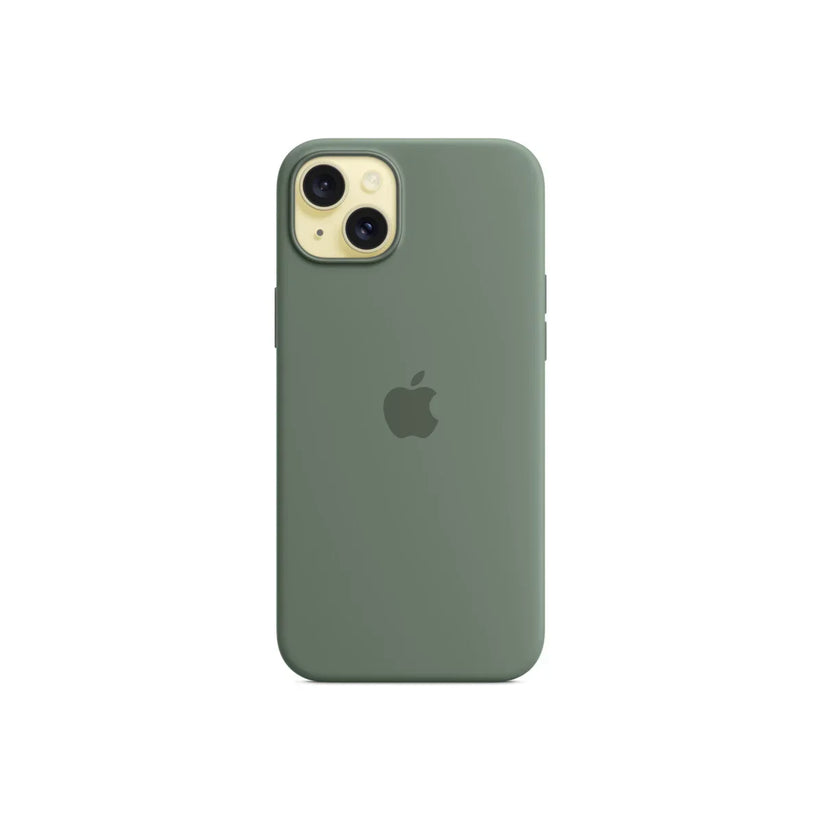 iPhone 15 Plus Silicone Case sa MagSafe-om - Cypress - iSTYLE RS