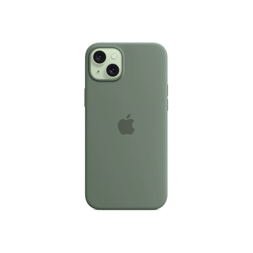 iPhone 15 Plus Silicone Case sa MagSafe-om - Cypress - iSTYLE RS
