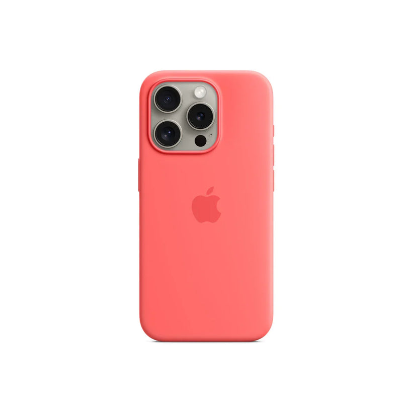 iPhone 15 Pro Silicone Case sa MagSafe-om - Guava - iSTYLE RS