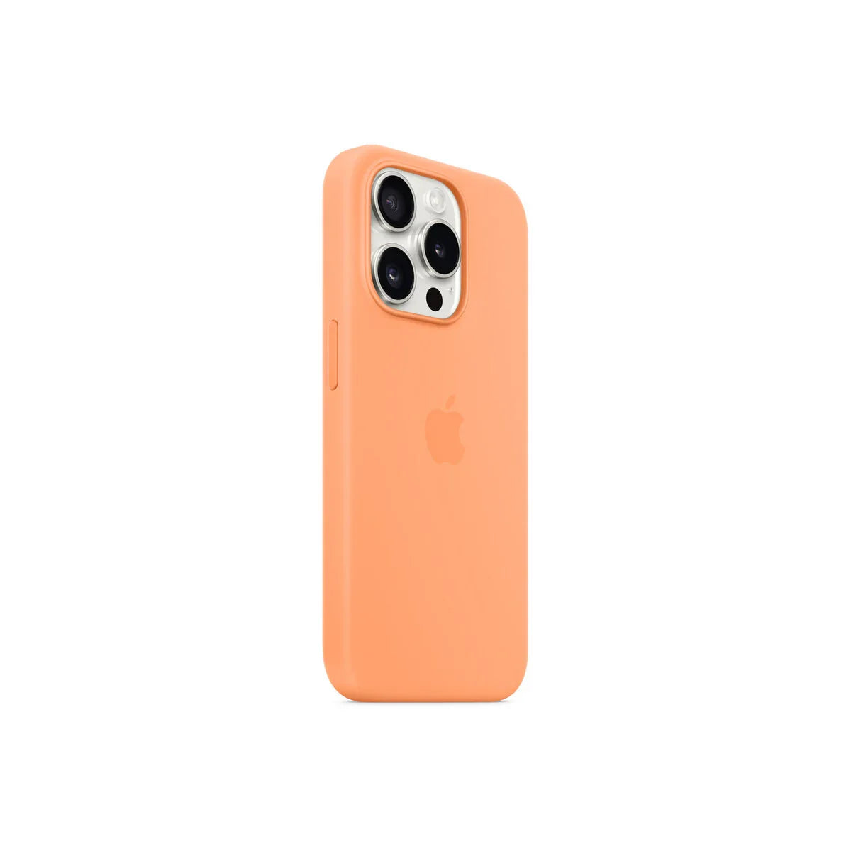 iPhone 15 Pro Silicone Case sa MagSafe-om - Orange Sorbet - iSTYLE RS