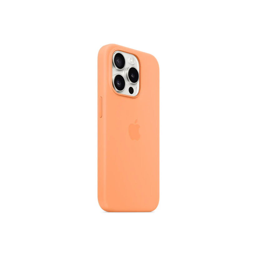 iPhone 15 Pro Silicone Case sa MagSafe-om - Orange Sorbet - iSTYLE RS