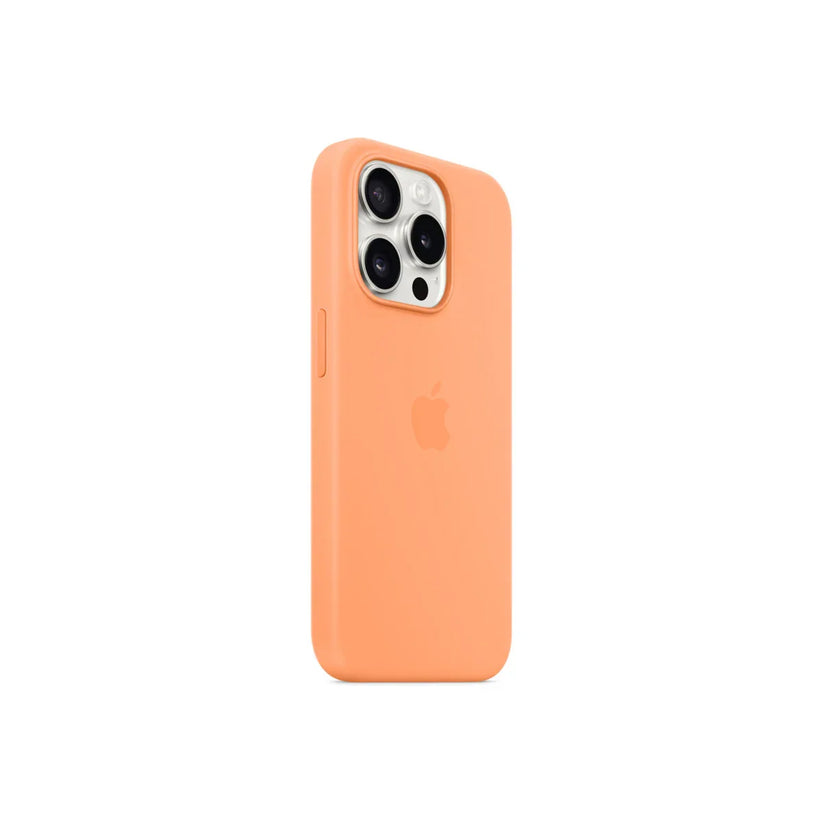 iPhone 15 Pro Silicone Case sa MagSafe-om - Orange Sorbet - iSTYLE RS