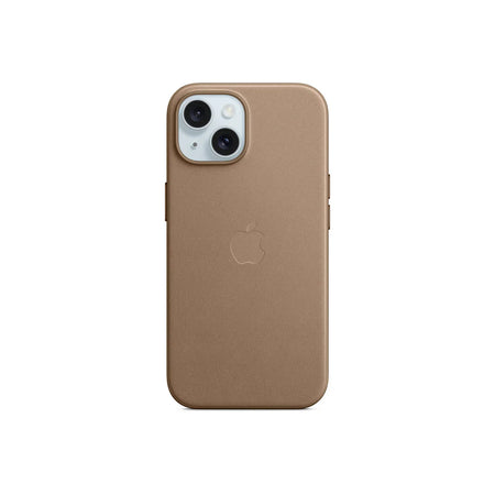iPhone 15 FineWoven Case sa MagSafe-om - Taupe