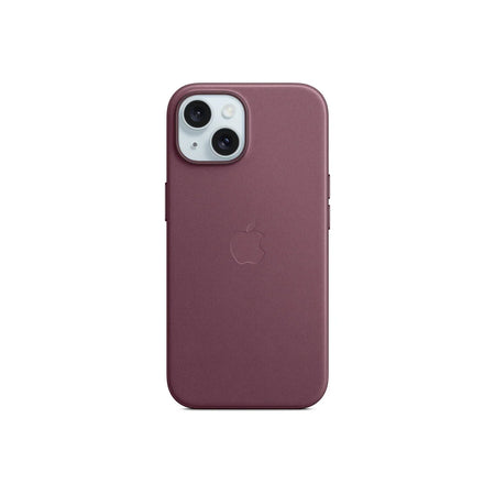 iPhone 15 FineWoven Case sa MagSafe-om - Mulberry