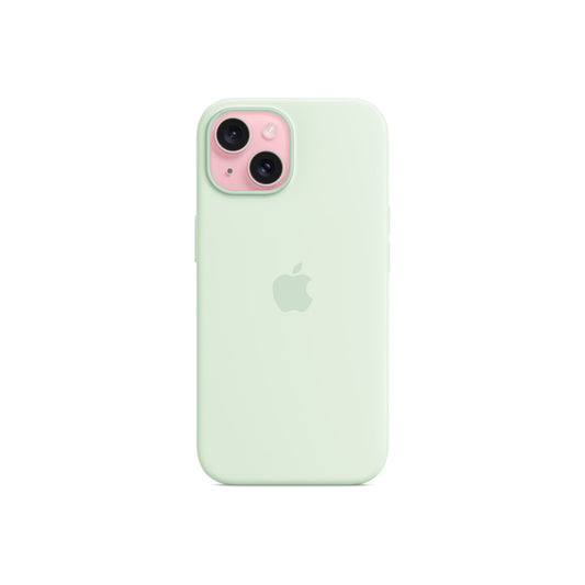iPhone 15 Silicone Case sa MagSafe-om - Soft Mint - iSTYLE RS
