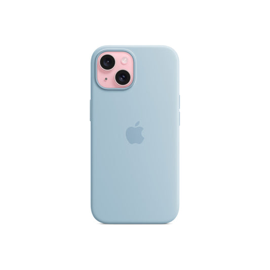 iPhone 15 Silicone Case sa MagSafe-om - Light Blue - iSTYLE RS