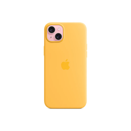 iPhone 15 Plus Silicone Case sa MagSafe-om - Sunshine - iSTYLE RS