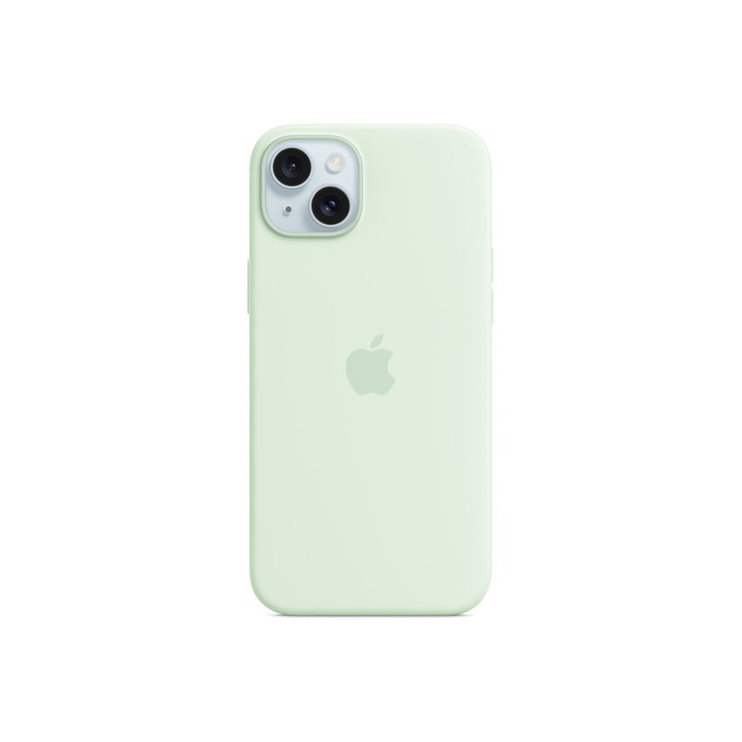 iPhone 15 Plus Silicone Case sa MagSafe-om - Soft Mint - iSTYLE RS
