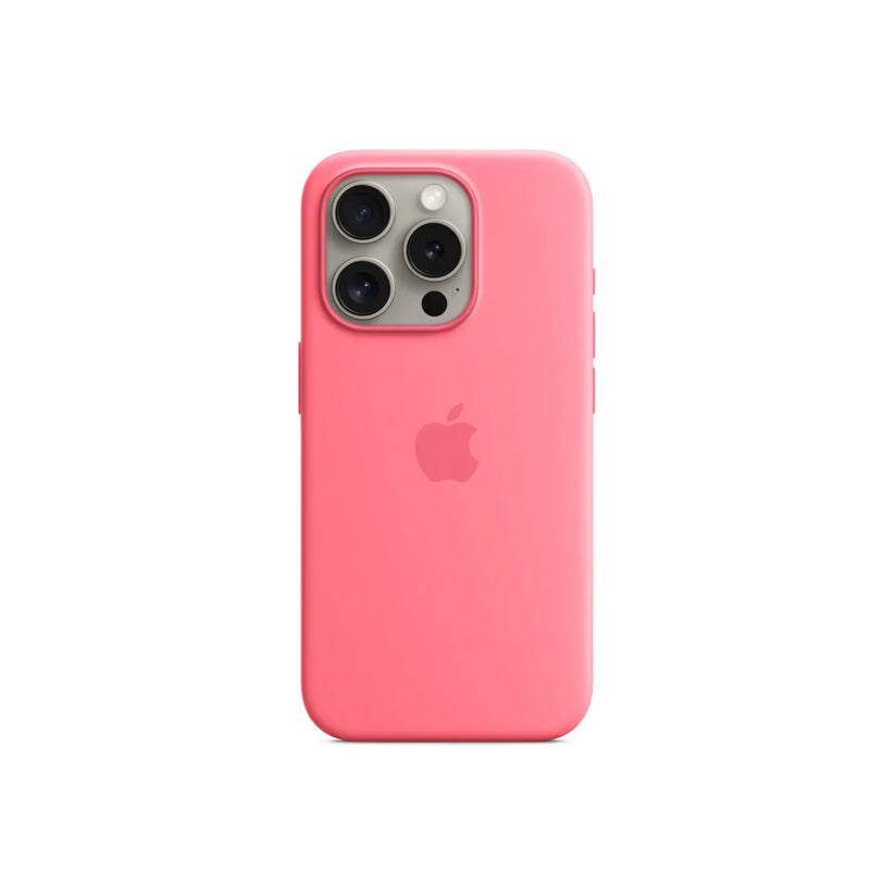 iPhone 15 Pro Silicone Case sa MagSafe-om - Pink - iSTYLE RS