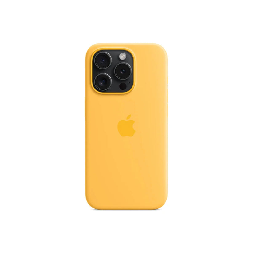iPhone 15 Pro Silicone Case sa MagSafe-om - Sunshine - iSTYLE RS