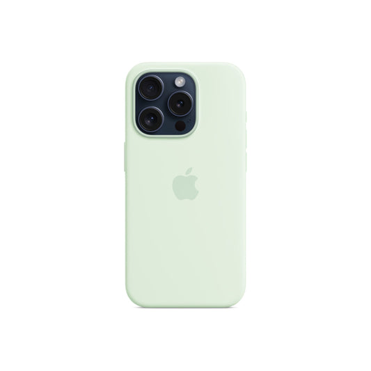 iPhone 15 Pro Silicone Case sa MagSafe-om - Soft Mint - iSTYLE RS