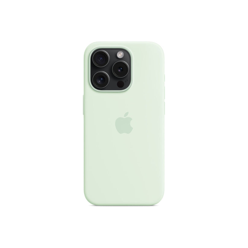 iPhone 15 Pro Silicone Case sa MagSafe-om - Soft Mint - iSTYLE RS
