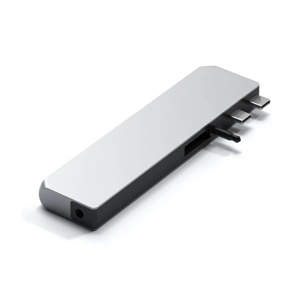 Satechi Pro Hub Max (1xUSB4,1x HDMI 4K 60Hz,1xUSB-A3.0,1x micro/SD,1xEthernet,1xUSB-C,1xAudio) - Silver - iSTYLE RS