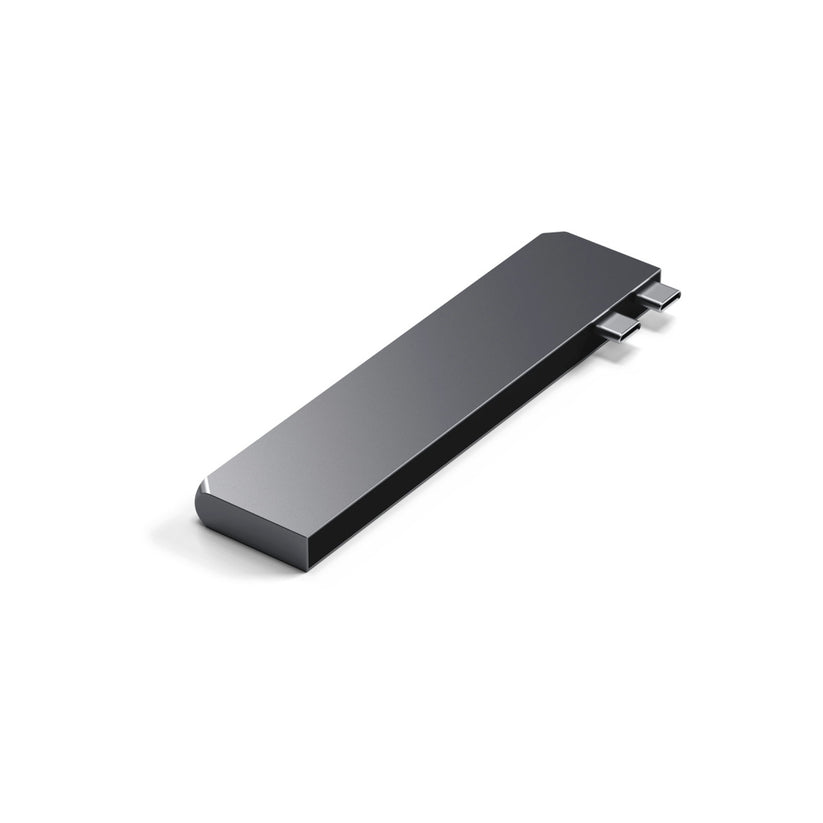 Satechi PRO HUB SLIM (1xUSB4,1xHDMI,2xUSB-A,SD/MicroSD,UHS-I up to 104MB/s, SD/SDHC/SDXC up to 2TB,1xUSB-C) - Space Grey - iSTYLE RS