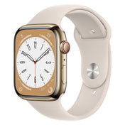 Apple Watch S8 GPS 41mm Starlight Aluminium Case sa Starlight Sport Band - Regular - Otvoren proizvod