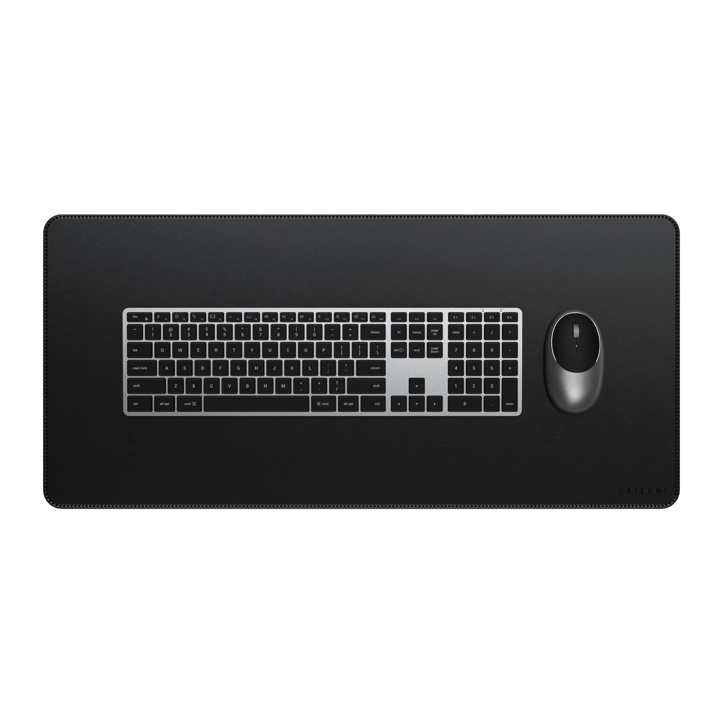 Satechi Vegan-Leather Premium Desk Mat - Black - iSTYLE RS