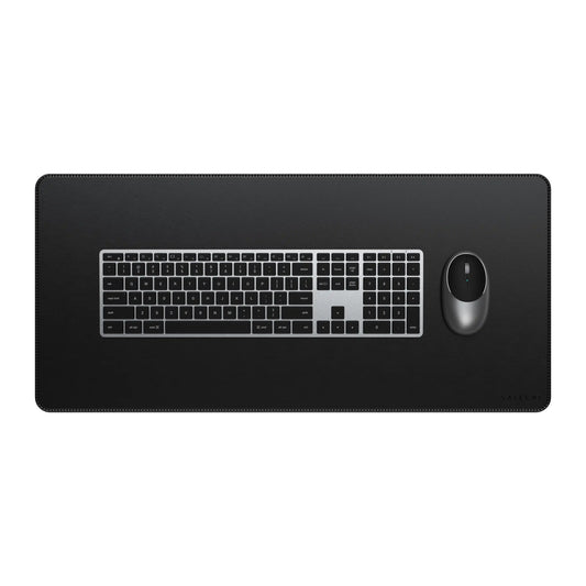 Satechi Vegan-Leather Premium Desk Mat - Black - iSTYLE RS