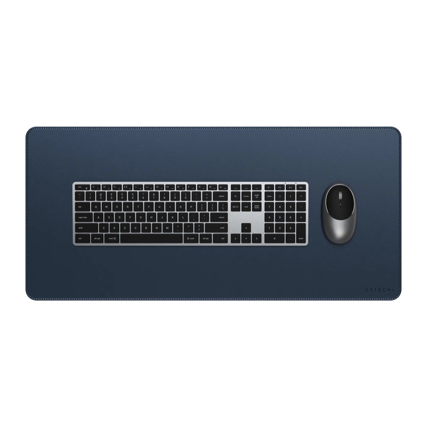 Satechi Vegan-Leather Premium Desk Mat - Blue - iSTYLE RS