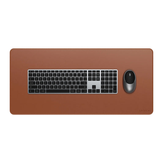 Satechi Vegan-Leather Premium Desk Mat - Brown - iSTYLE RS