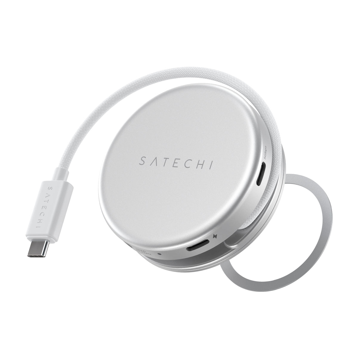 Satechi OntheGo 5-in-1 Multiport Adapter - Silver