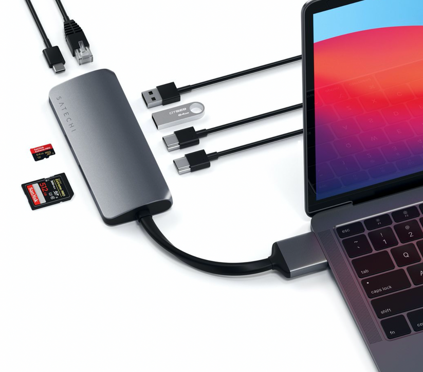 SATECHI TYPE-C DUAL MULTIMEDIA ADAPTER - iSTYLE RS