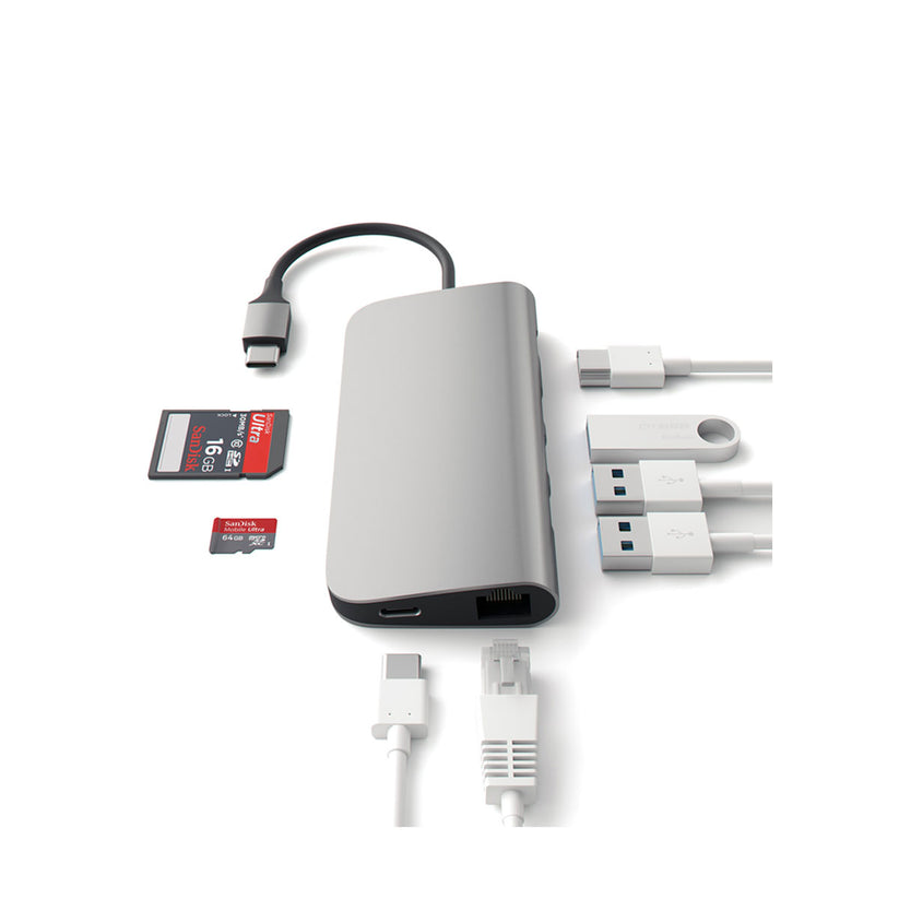 Satechi Type-C Multi-Port 4K Adapter - Space Gray - iSTYLE RS