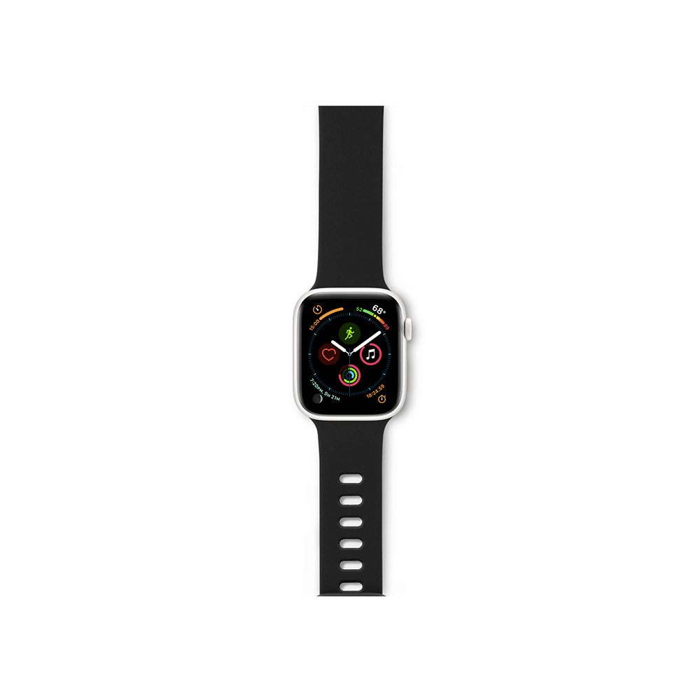 EPICO SILICONE BAND FOR APPLE WATCH 38/40/41 mm - crna - iSTYLE RS
