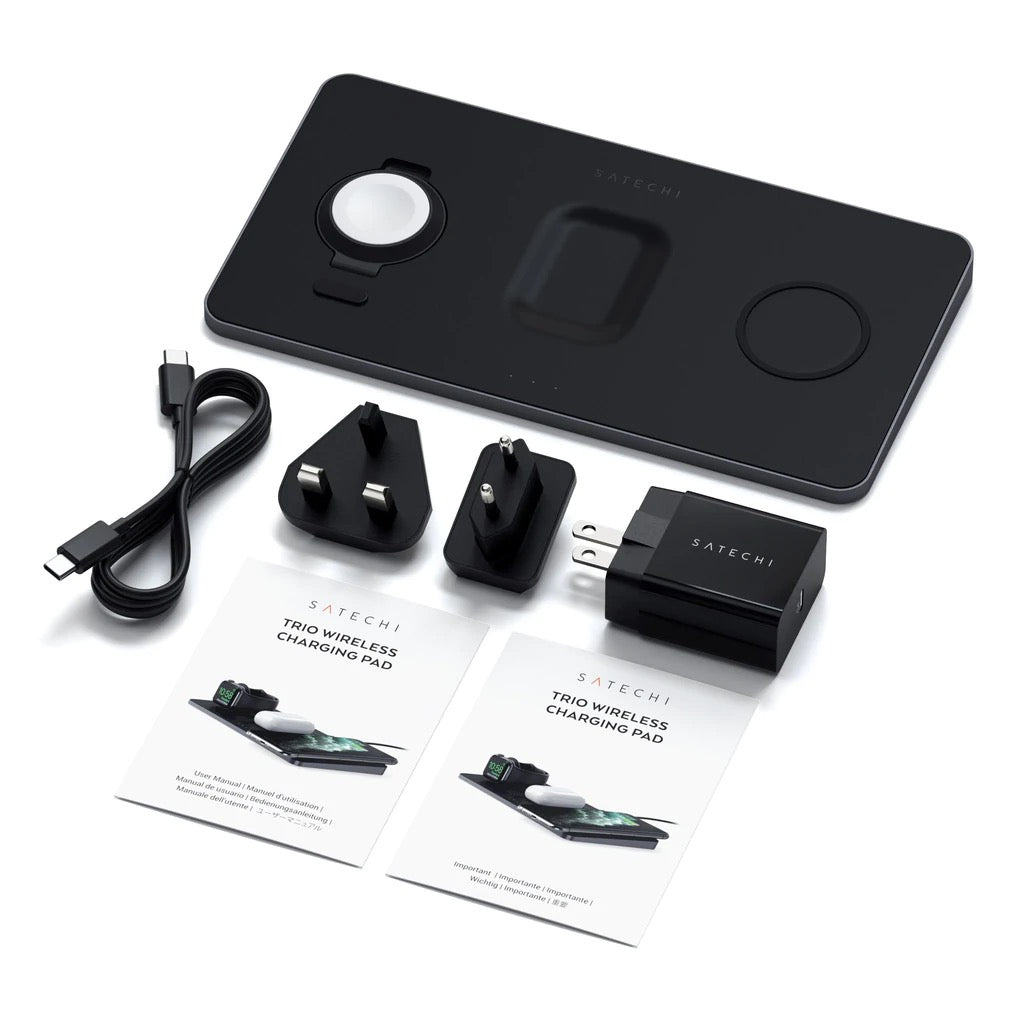 SATECHI TRIO WIRELESS CHARGER WITH MAGNETIC PAD - iSTYLE RS