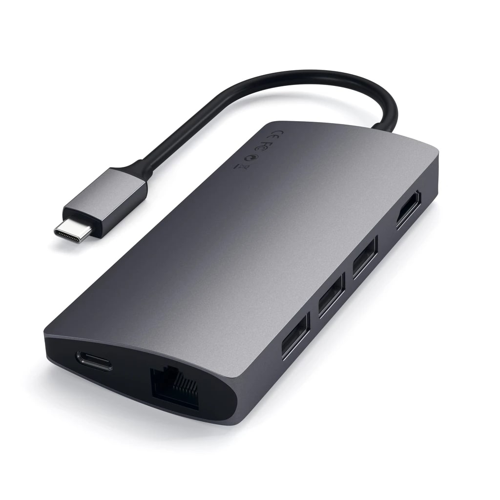 SATECHI TYPE-C MULTI-PORT ADAPTER 4K SA ETHERNET V2 - iSTYLE RS