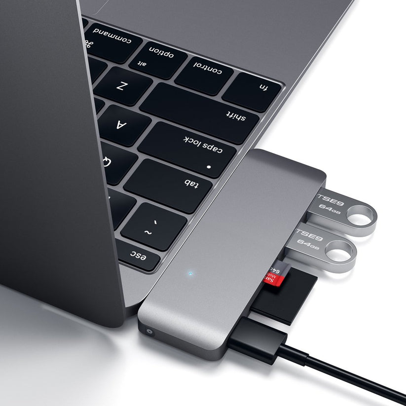 Satechi Type-C Pass USB Hub - Space Gray - iSTYLE RS