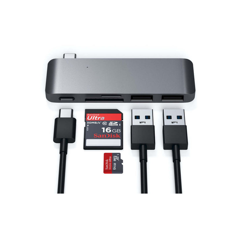 Satechi Type-C Pass USB Hub - Space Gray - iSTYLE RS