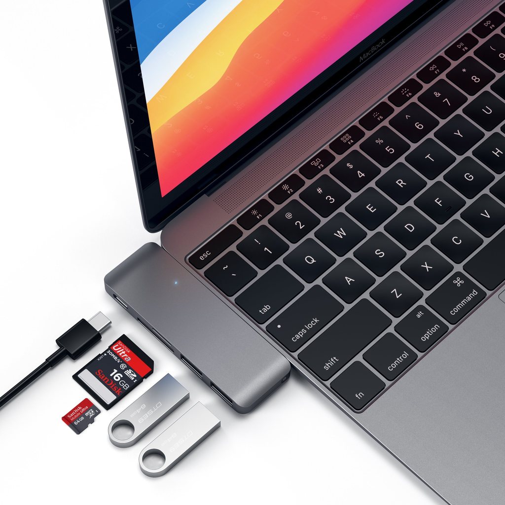 Satechi Type-C Pass USB Hub - Space Gray - iSTYLE RS