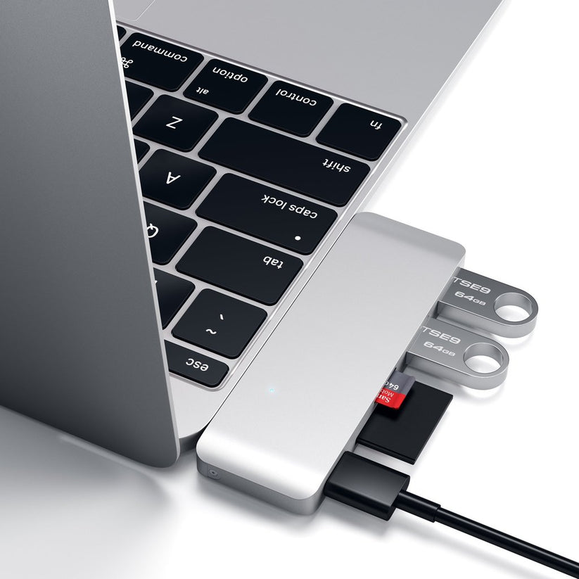 Satechi Type-C Pass USB Hub - Silver - iSTYLE RS