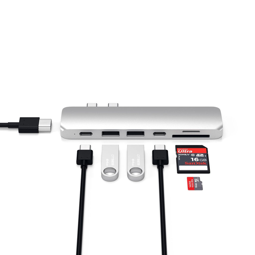 Satechi USB-C Hub s Thunderbolt 3 - silver - iSTYLE RS