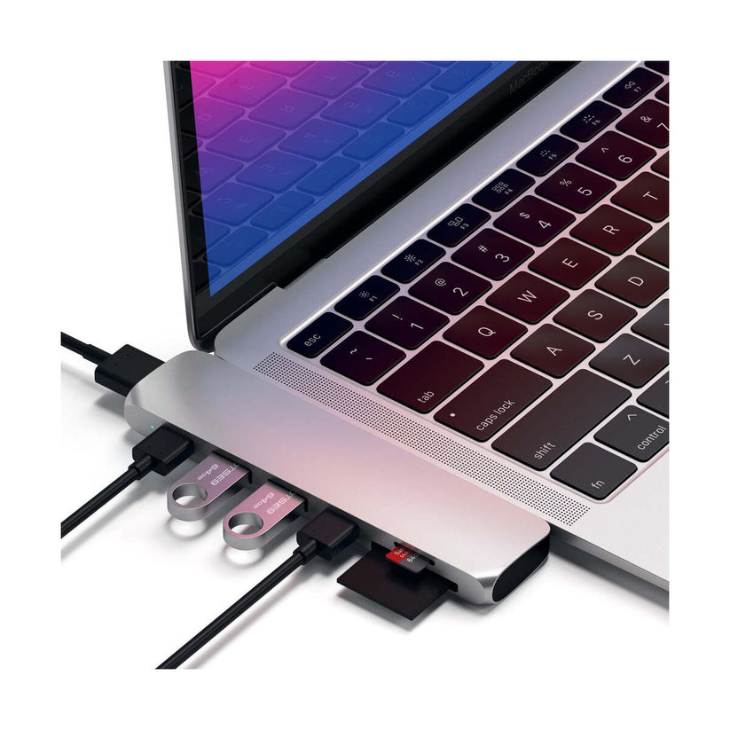 Satechi USB-C Hub s Thunderbolt 3 - silver - iSTYLE RS