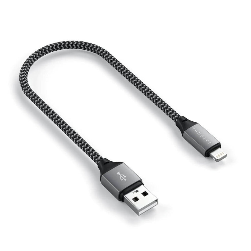 SATECHI USB-A TO LIGHTNING CABLE - 25CM - iSTYLE RS