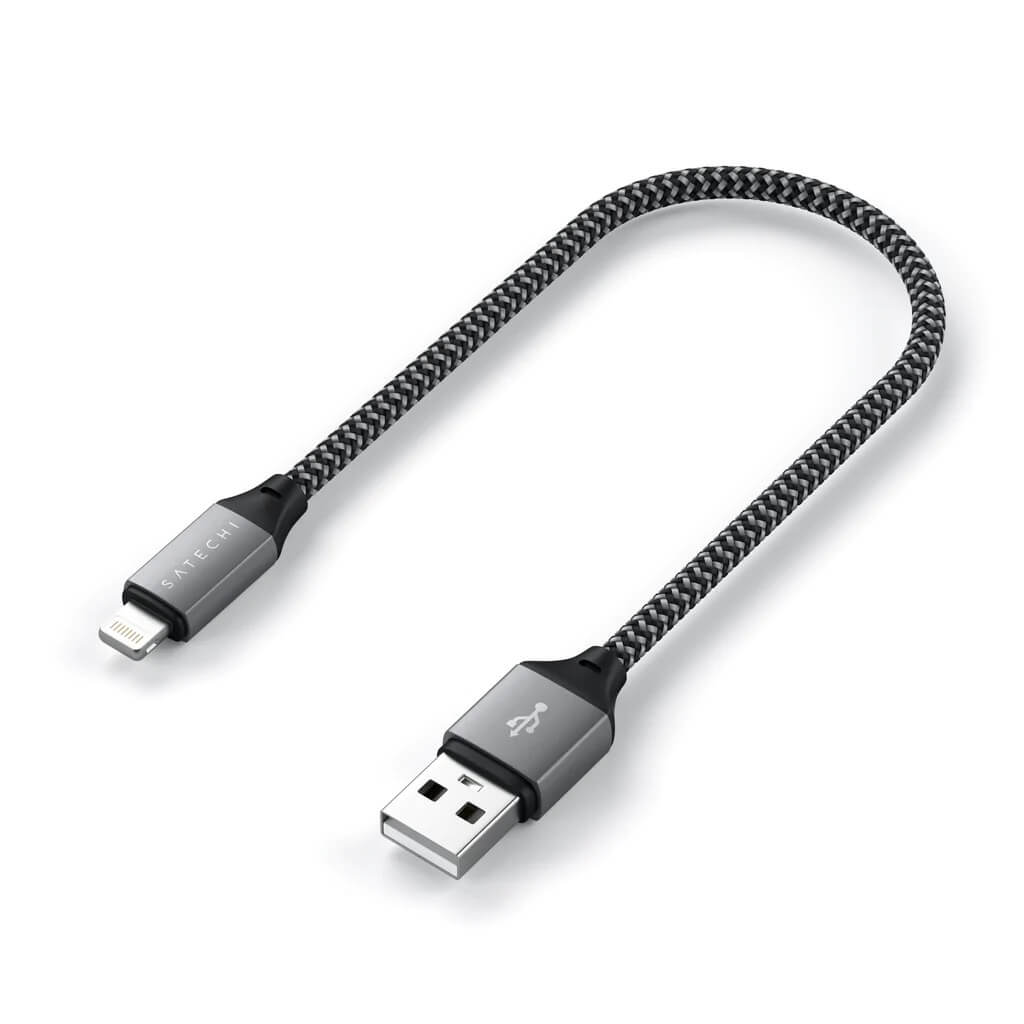 SATECHI USB-A TO LIGHTNING CABLE - 25CM - iSTYLE RS