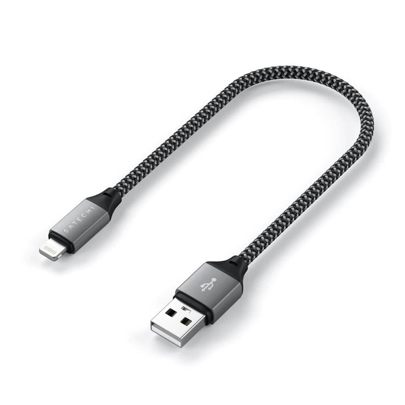 SATECHI USB-A TO LIGHTNING CABLE - 25CM - iSTYLE RS