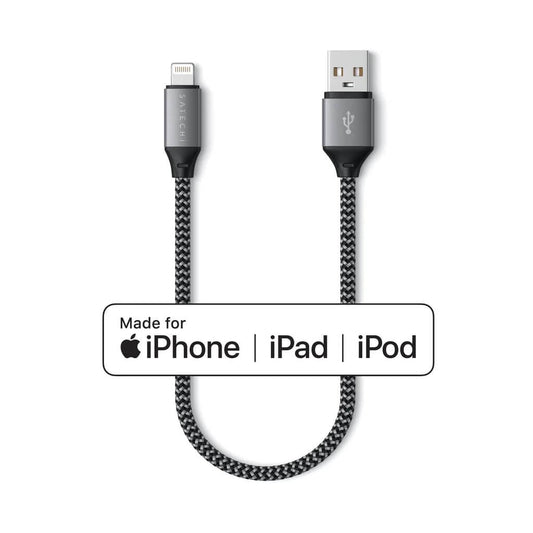 SATECHI USB-A TO LIGHTNING CABLE - 25CM - iSTYLE RS