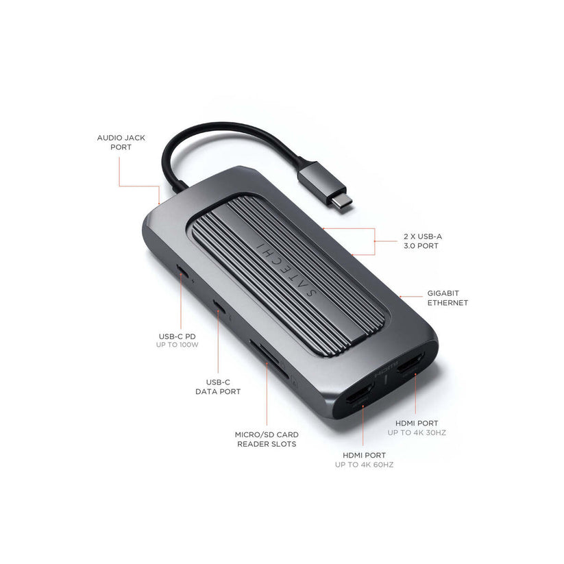 SATECHI USB-C MULTIPORT MX ADAPTER - iSTYLE RS
