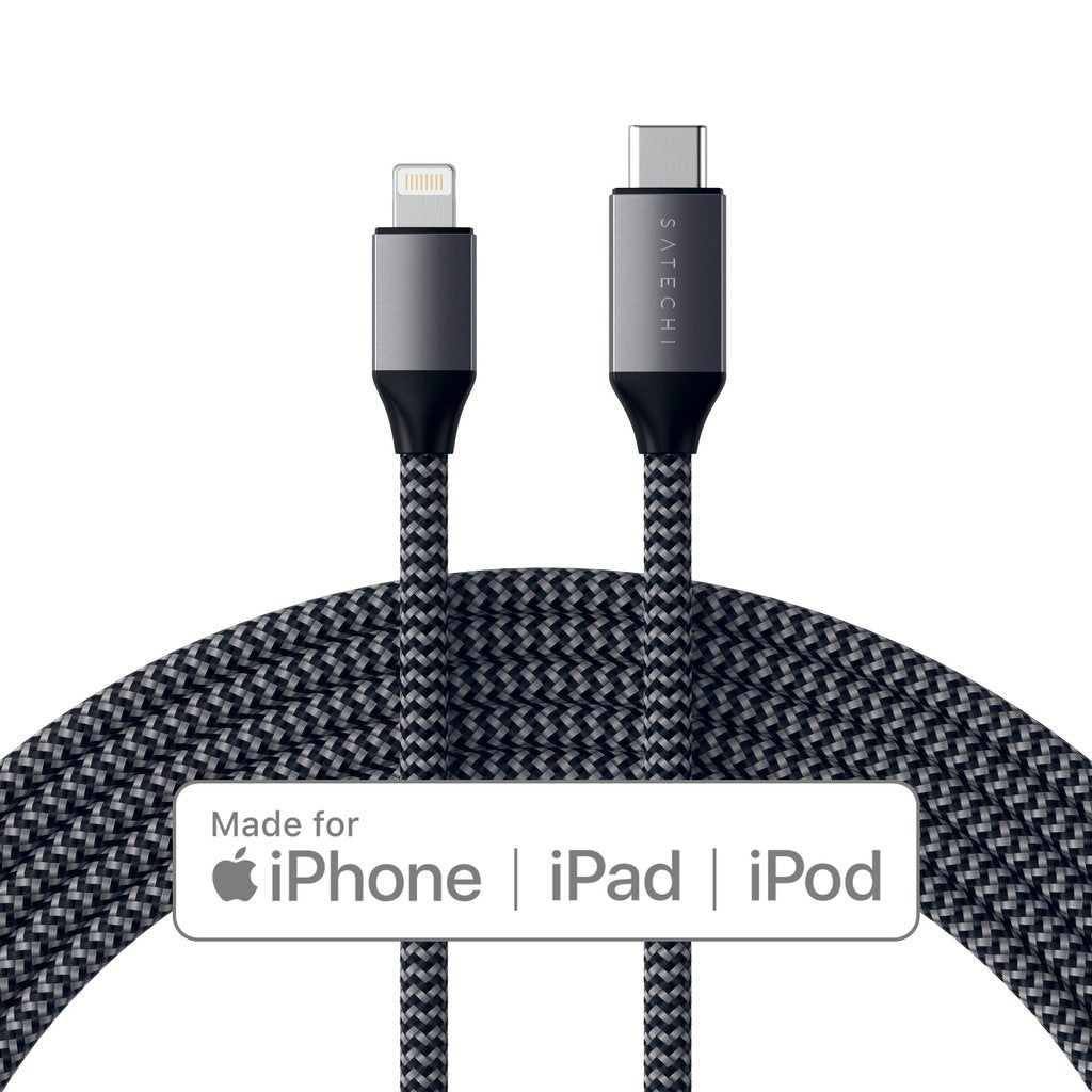 SATECHI USB-C TO LIGHTNING CABLE - 1,8M - iSTYLE RS