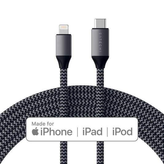 SATECHI USB-C TO LIGHTNING CABLE - 1,8M - iSTYLE RS