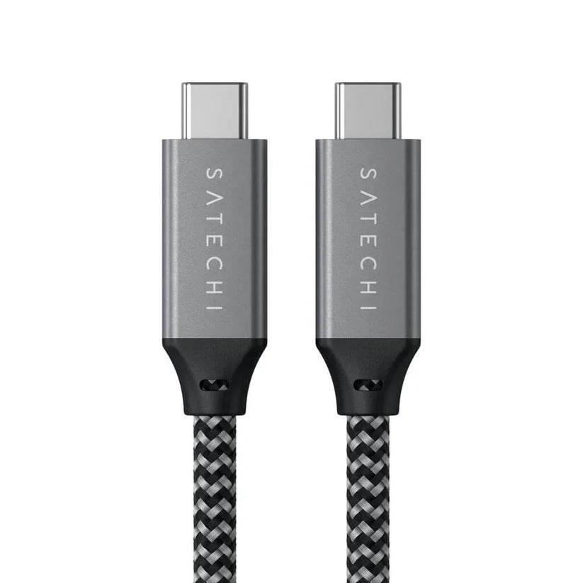 Satechi USB4 C-To-C Braided Cable 40 Gbps 25cm - Grey - iSTYLE RS