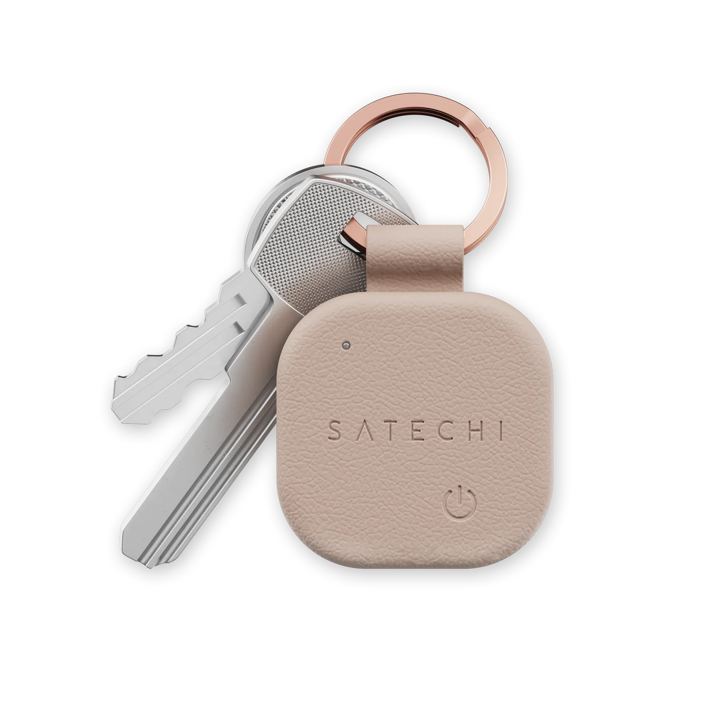 Satechi Vegan-Leather FindAll™ Keychain - Desert Rose