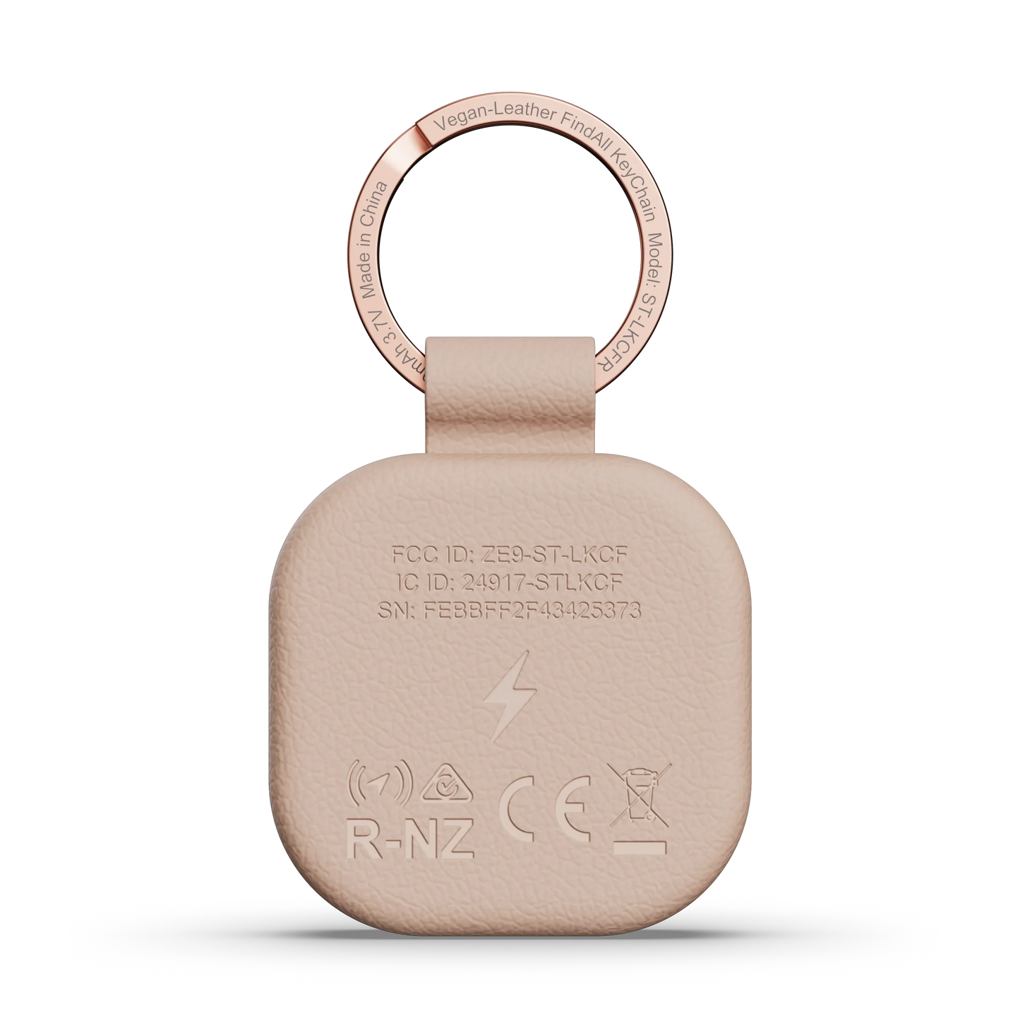 Satechi Vegan-Leather FindAll™ Keychain - Desert Rose